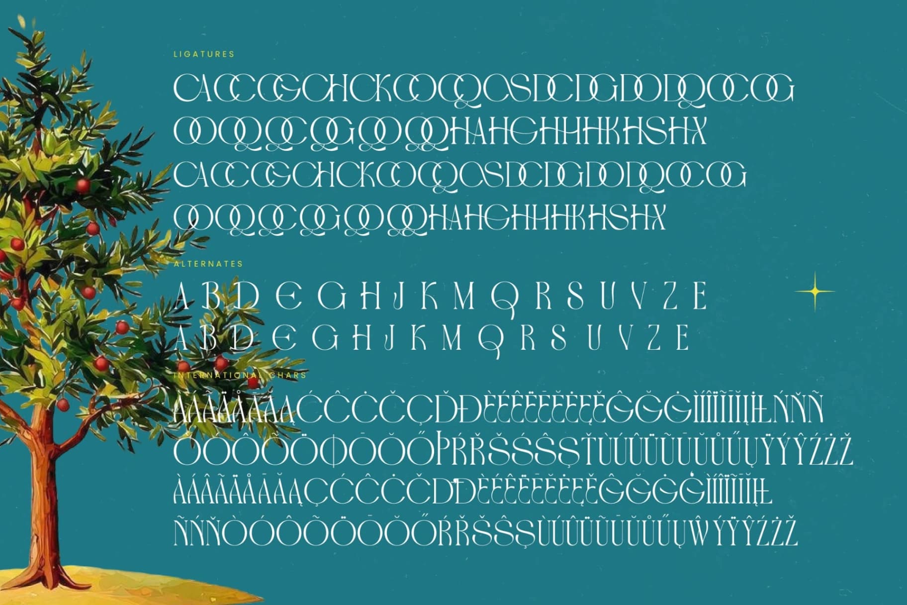 Preview 19 for Havens Brooke - All Caps Serif Display