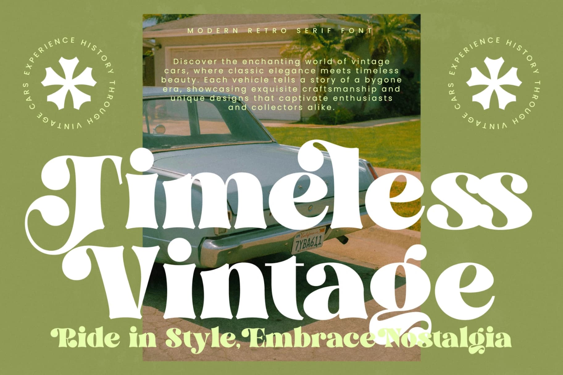 Preview 9 for Magiste Crystal - Modern Retro Serif Font