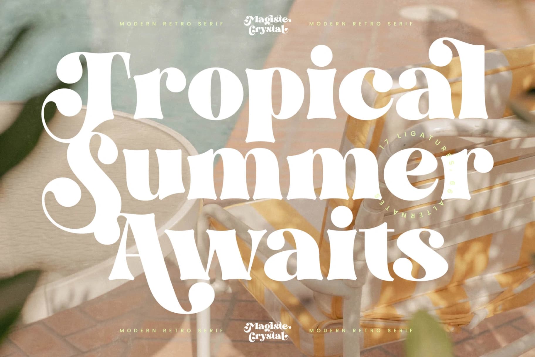 Preview 12 for Magiste Crystal - Modern Retro Serif Font