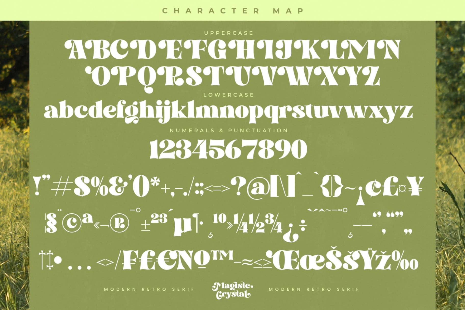 Preview 18 for Magiste Crystal - Modern Retro Serif Font