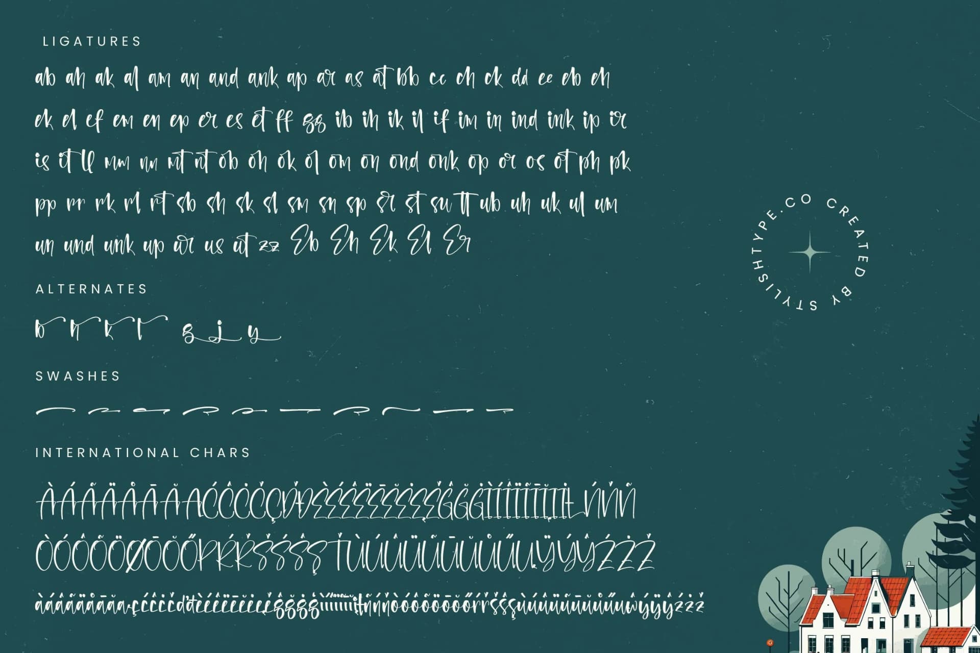 Preview 19 for Austrian Capital - Natural Handwritten Font