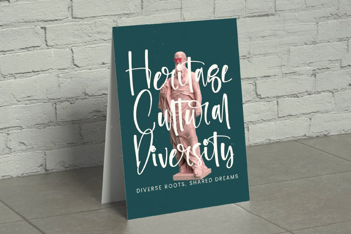 Austrian Capital - Natural Handwritten Font font preview 7