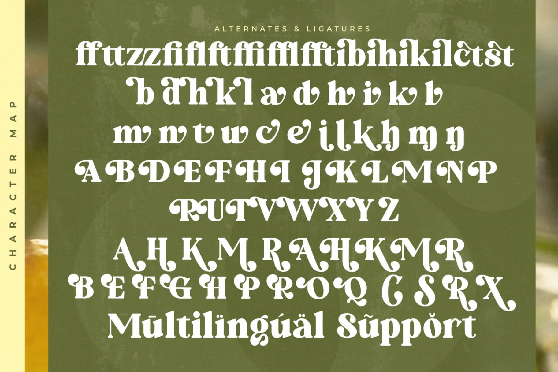 Preview 19 for Forest Realm - Modern Retro Serif Font