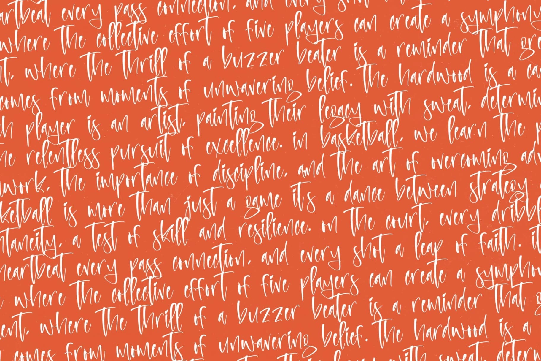Preview 12 for Basketball Shooting - Stylish Handwritten Font