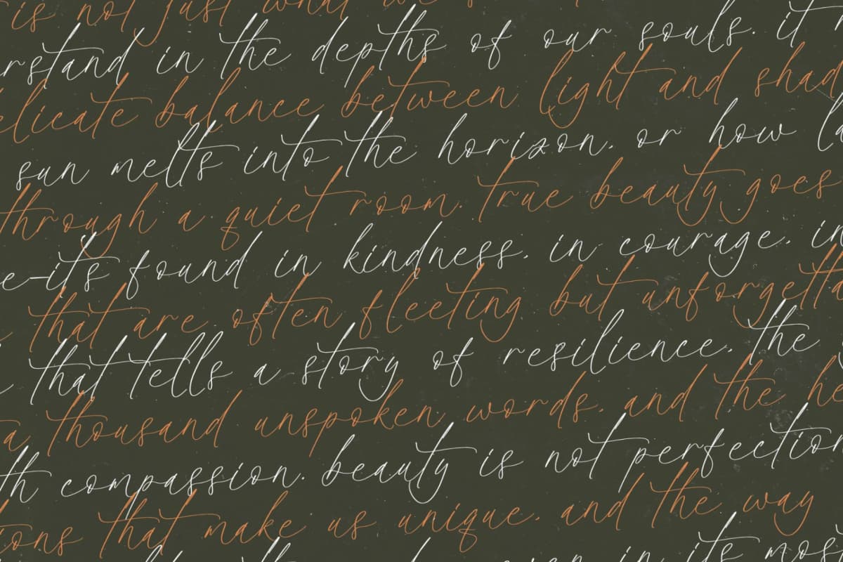Preview 13 for Halista Rihana - Stylish Beauty Script Font