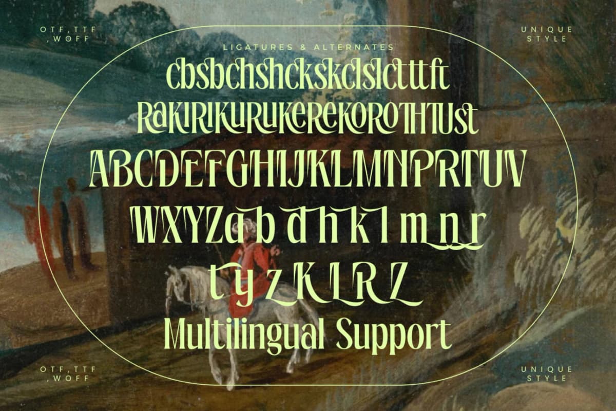 Preview 19 for Radiance Beverage - Modern Display Serif Font