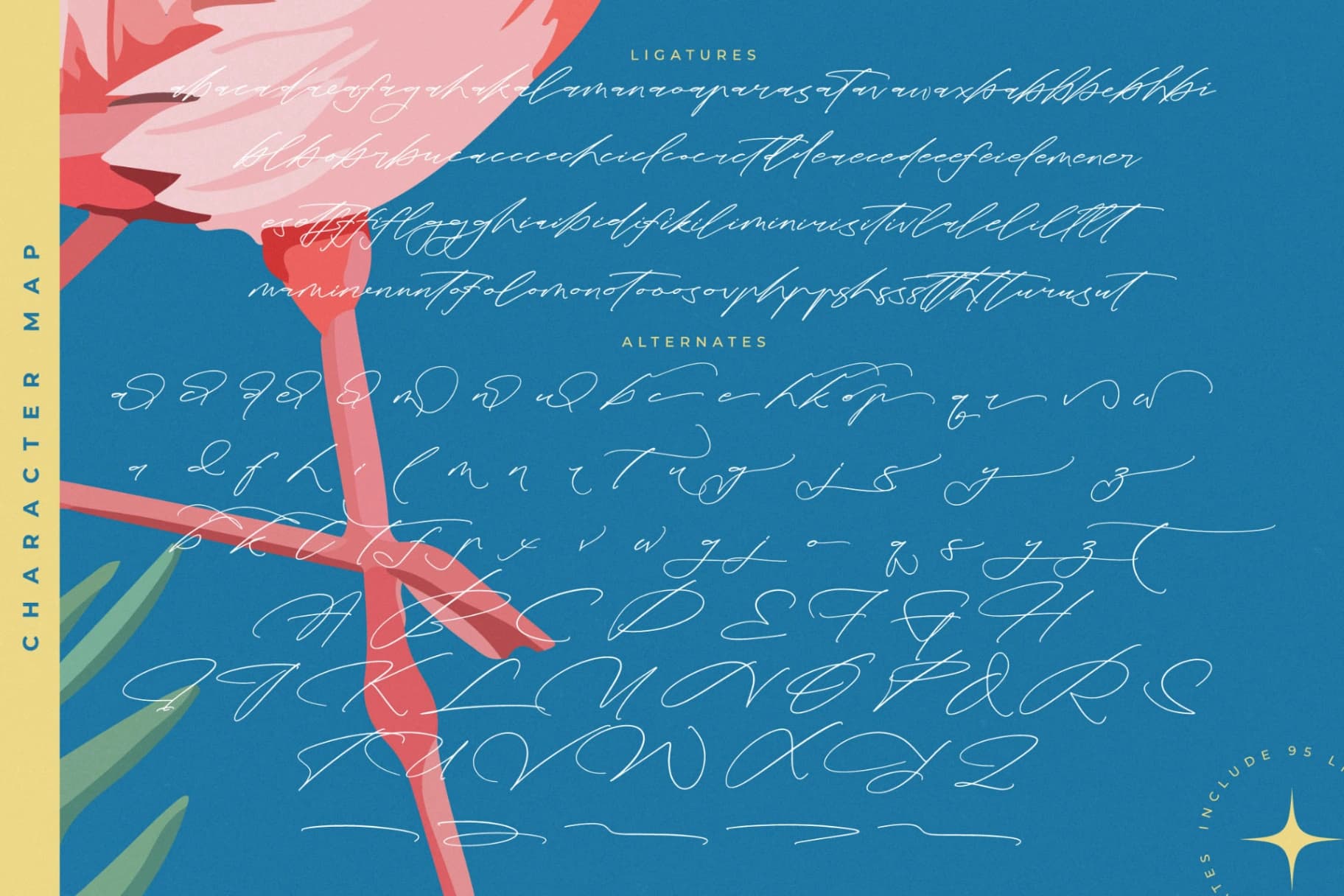 Preview 19 for Tropicals Graceful - Modern Calligraphy Script