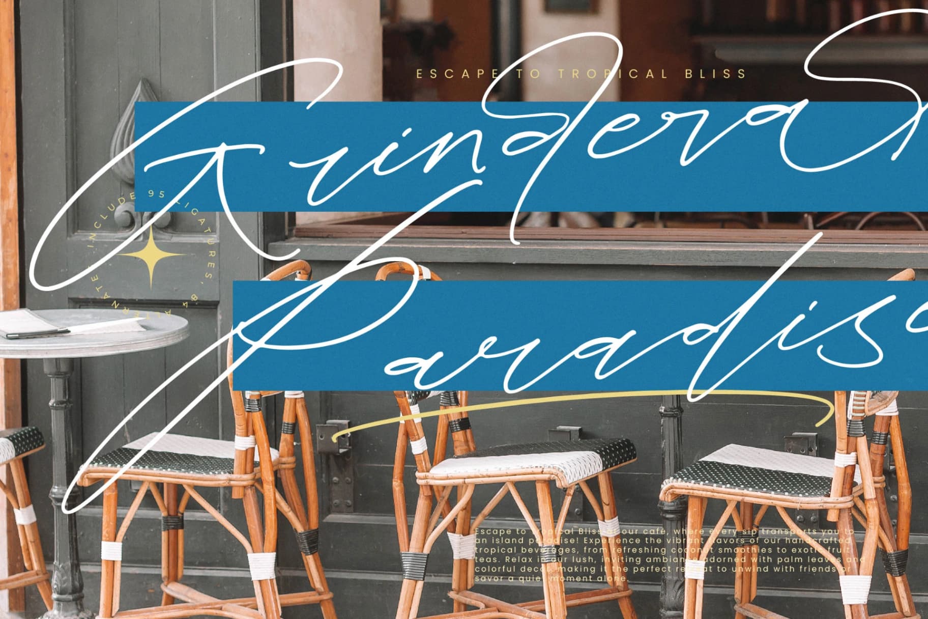 Preview 10 for Tropicals Graceful - Modern Calligraphy Script