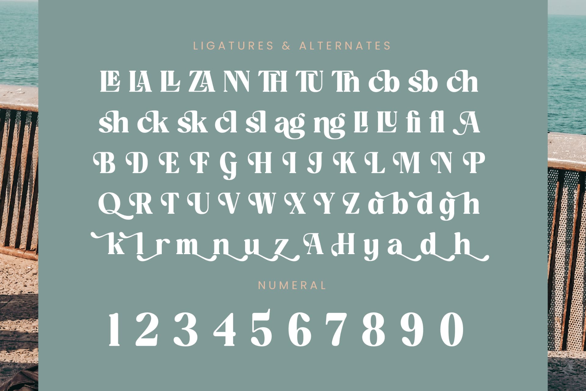 Preview 18 for Quick Beach - Modern Retro Serif Font