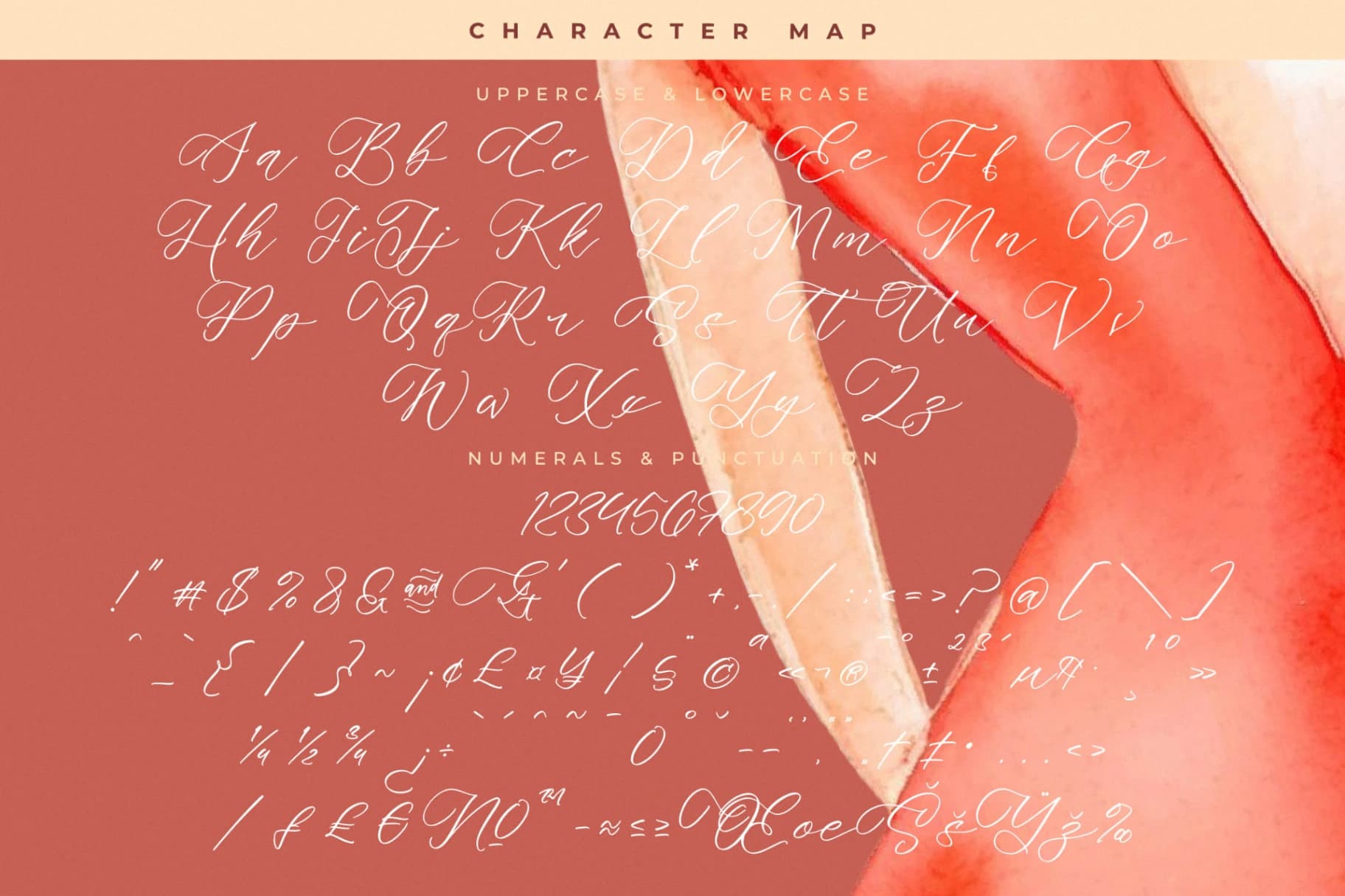 Preview 17 for Melodic Banthera - Beautiful Script Font
