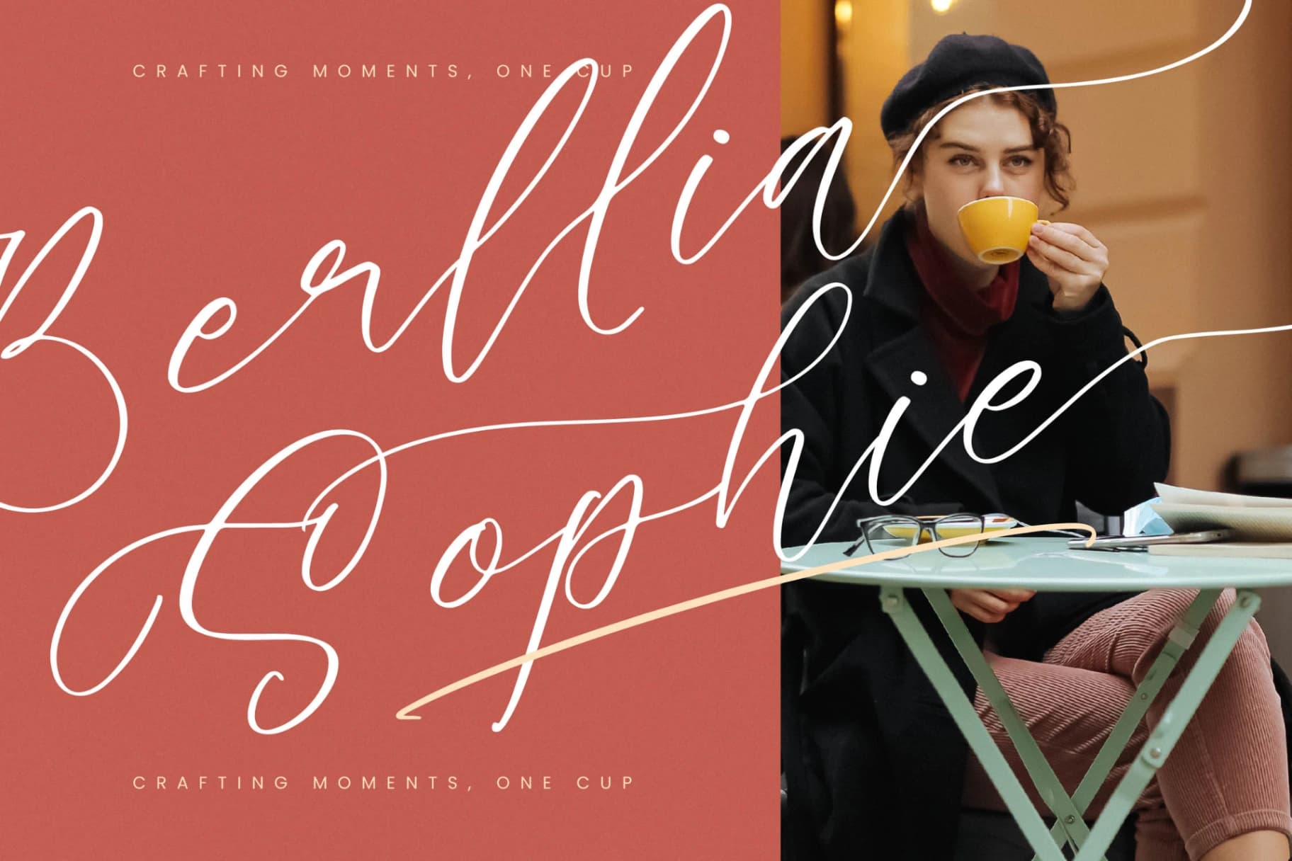 Preview 11 for Melodic Banthera - Beautiful Script Font