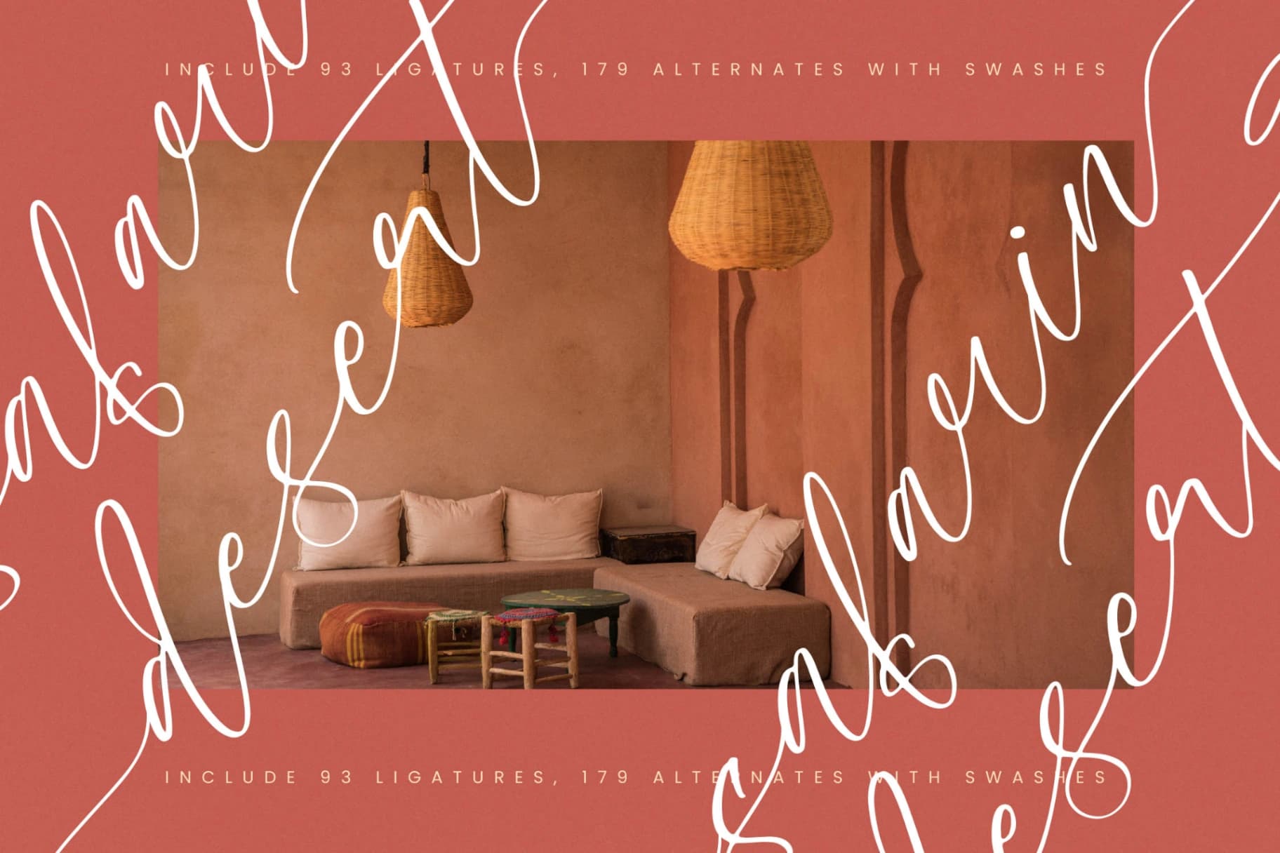 Preview 15 for Melodic Banthera - Beautiful Script Font