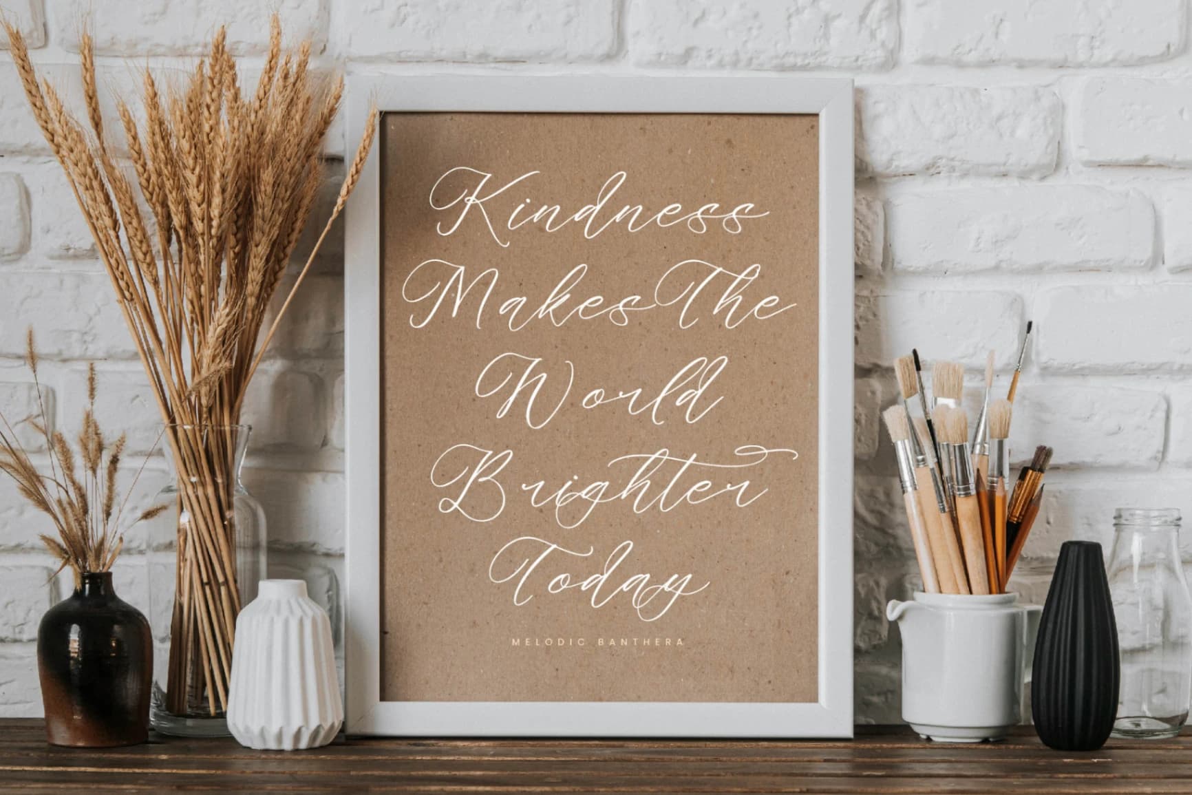 Preview 6 for Melodic Banthera - Beautiful Script Font