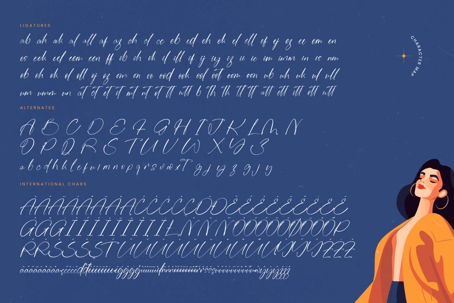 Preview 19 for Giuletta Antonela - Stylish Handwritten Font