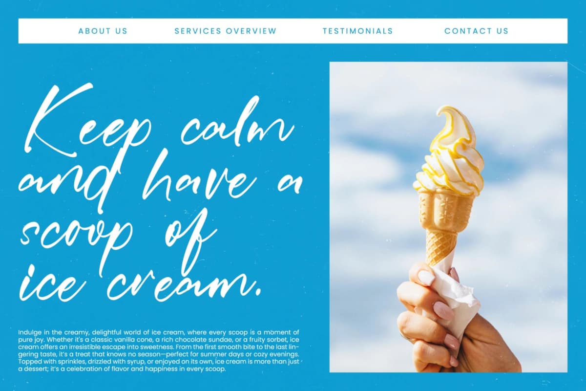 Preview 3 for Exotical Drink - Natural Handwritten Font