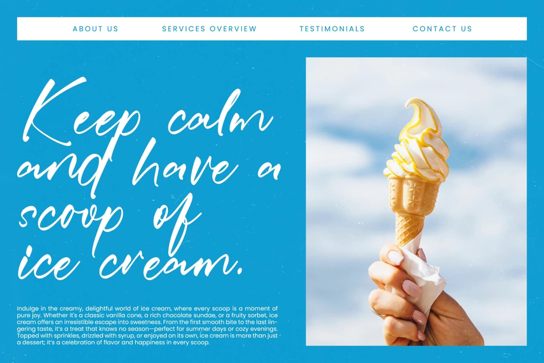 Preview 3 for Exotical Drink - Natural Handwritten Font