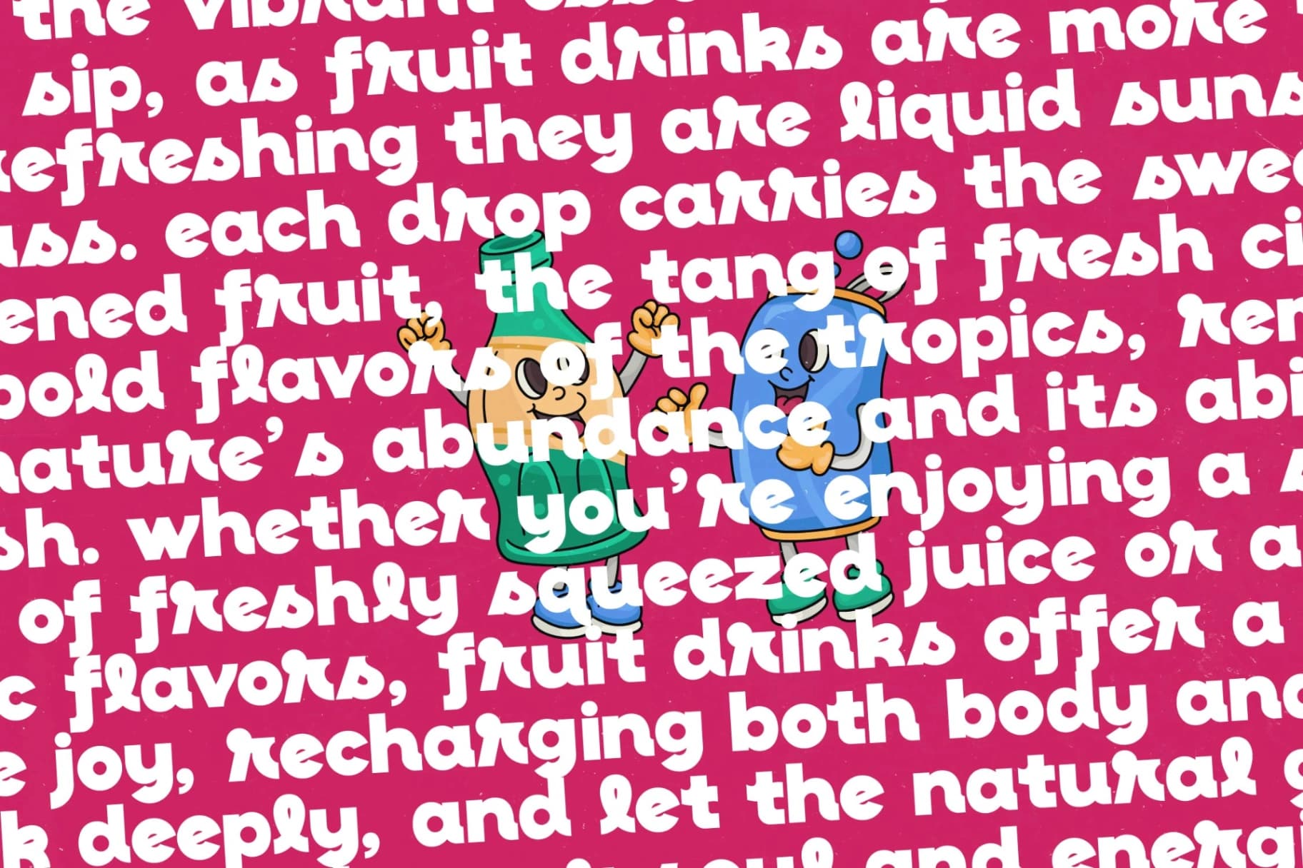 Preview 14 for Drinks Fruit - Sans Serif Display