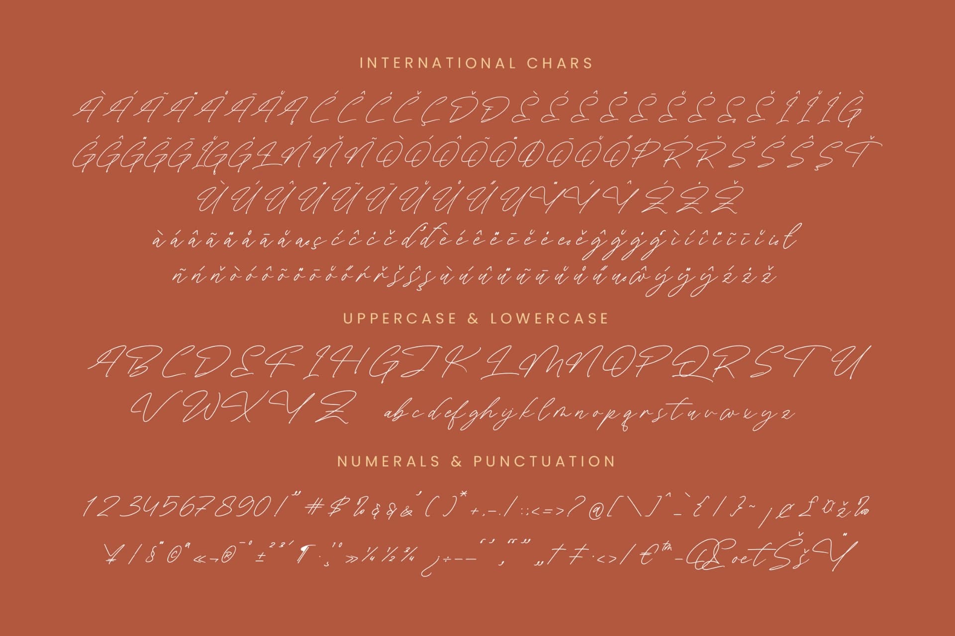 Preview 18 for President Mistera - Modern Signature Font