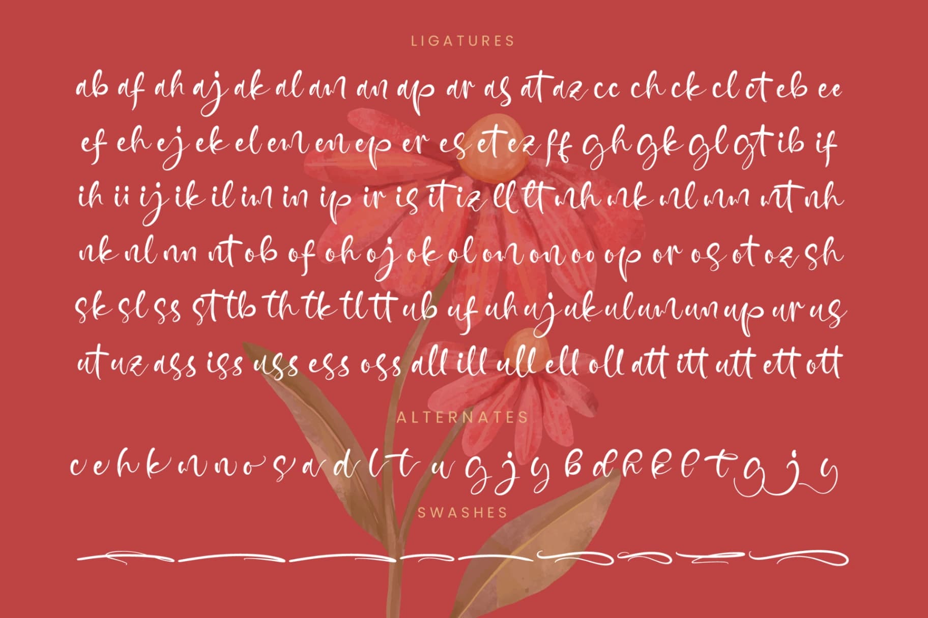Preview 19 for Byrole Roneta - Quirky Handwritten Font