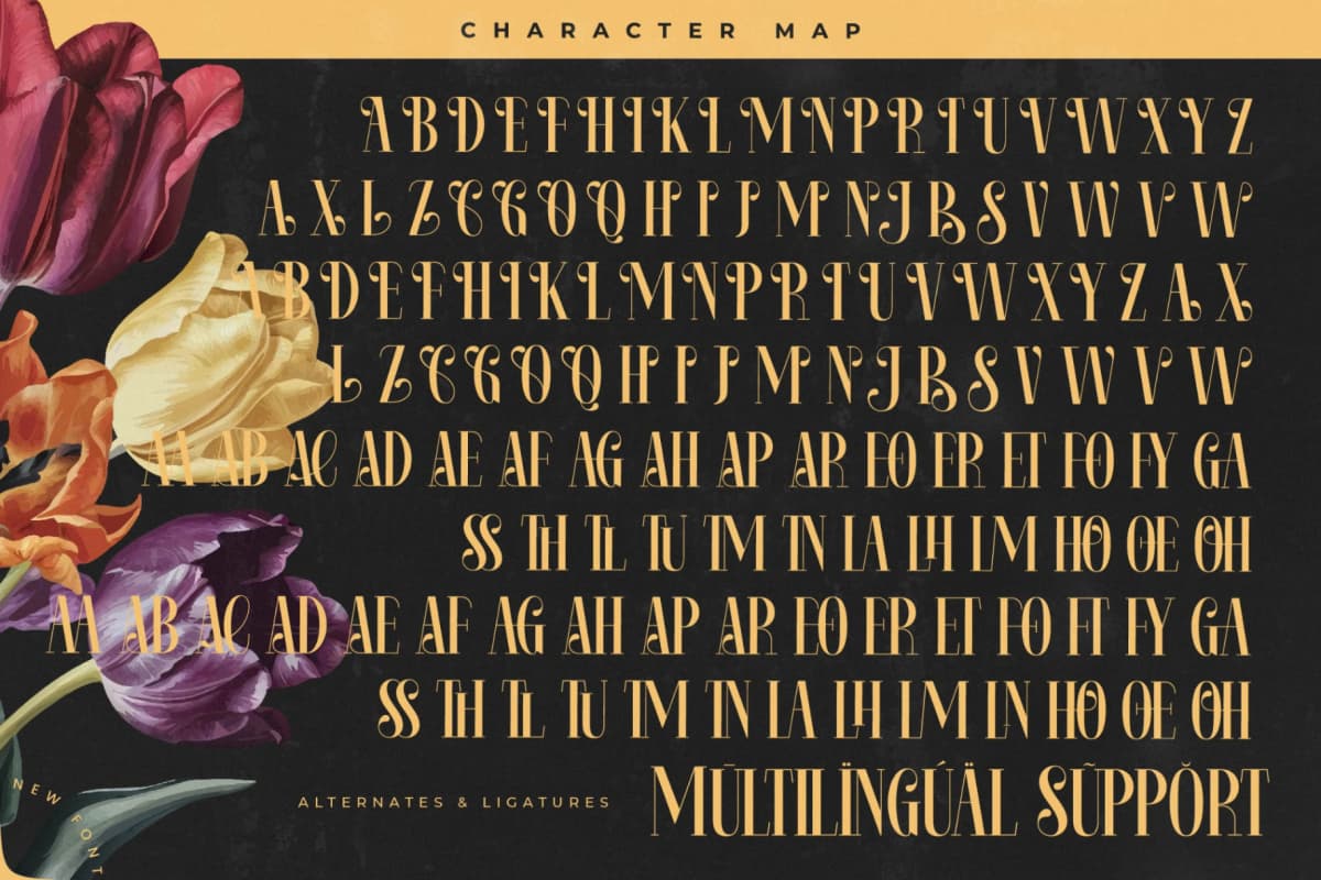 Preview 19 for Rosejacn - Modern Serif Display Font
