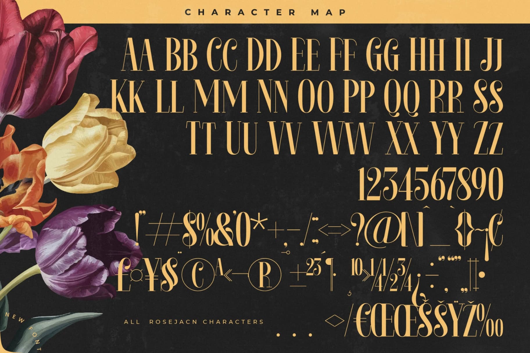 Preview 18 for Rosejacn - Modern Serif Display Font