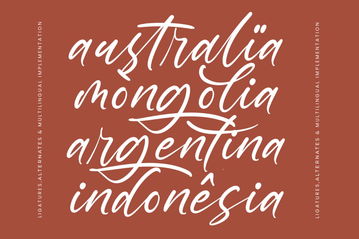Preview 15 for Restofa Poliski - Natural Handwritten Font