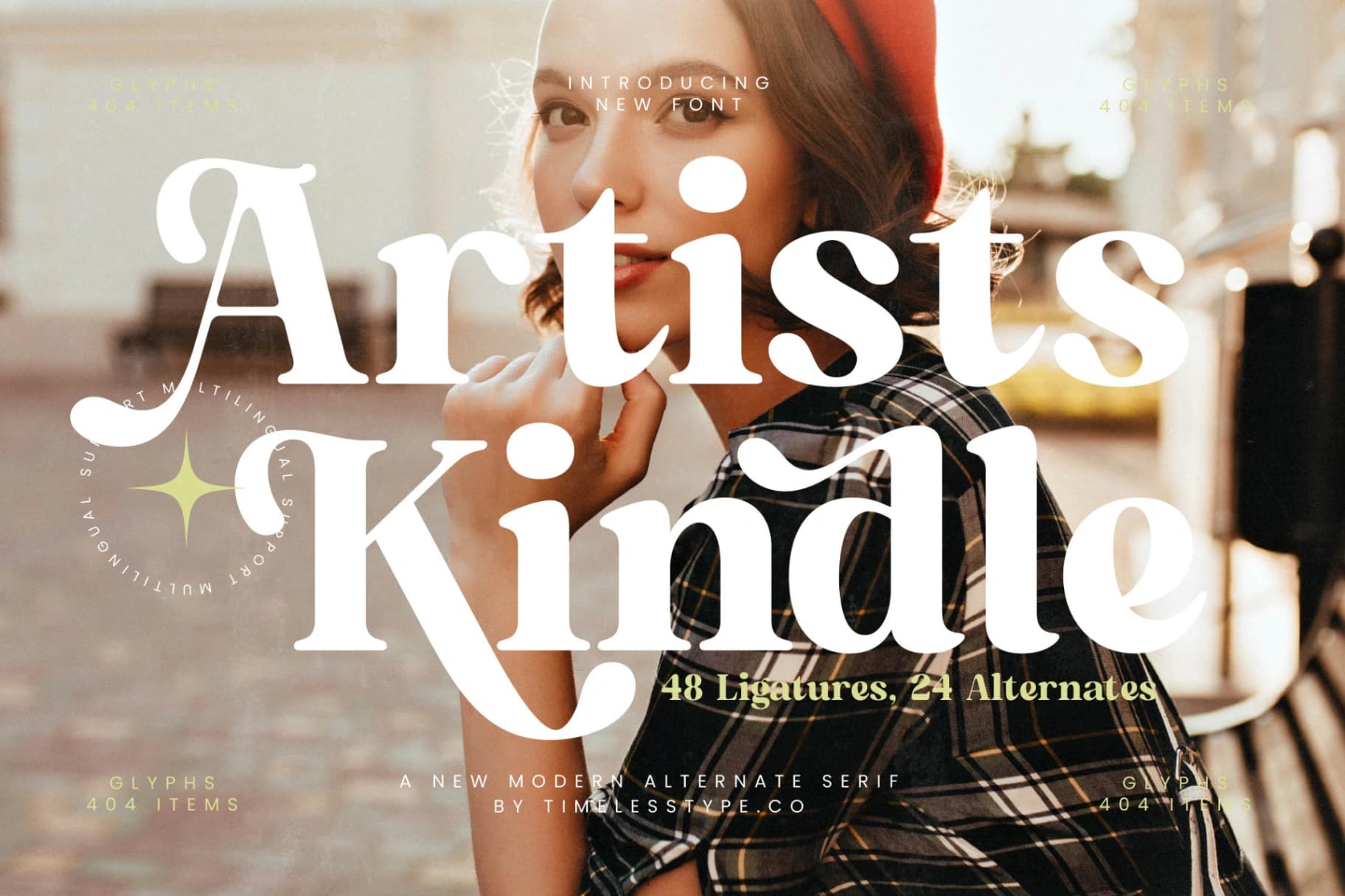 Preview 1 for Artists Kindle - New Modern Alternate Serif