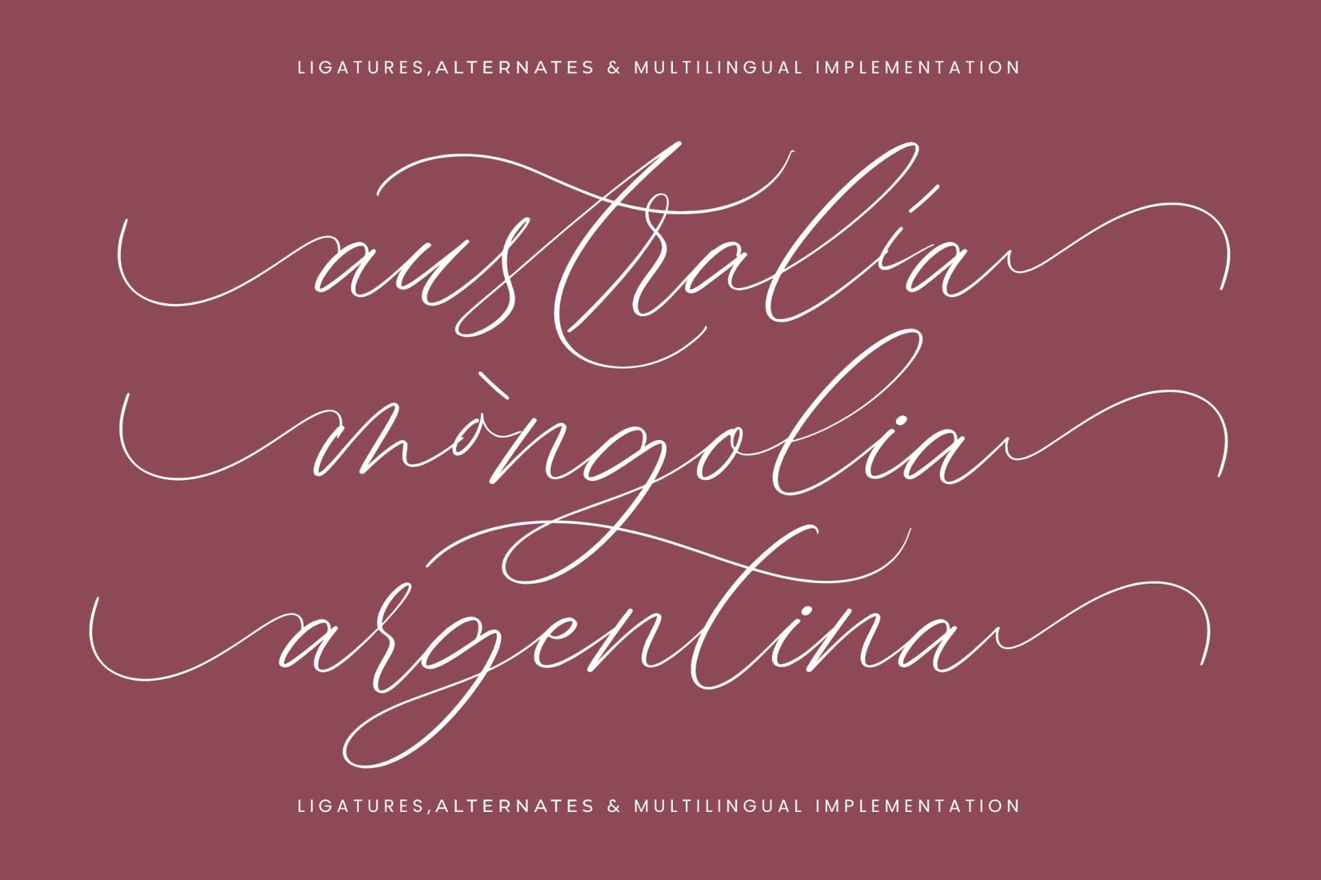 Preview 17 for Charbeli Polished - Stylish Calligraphy Font