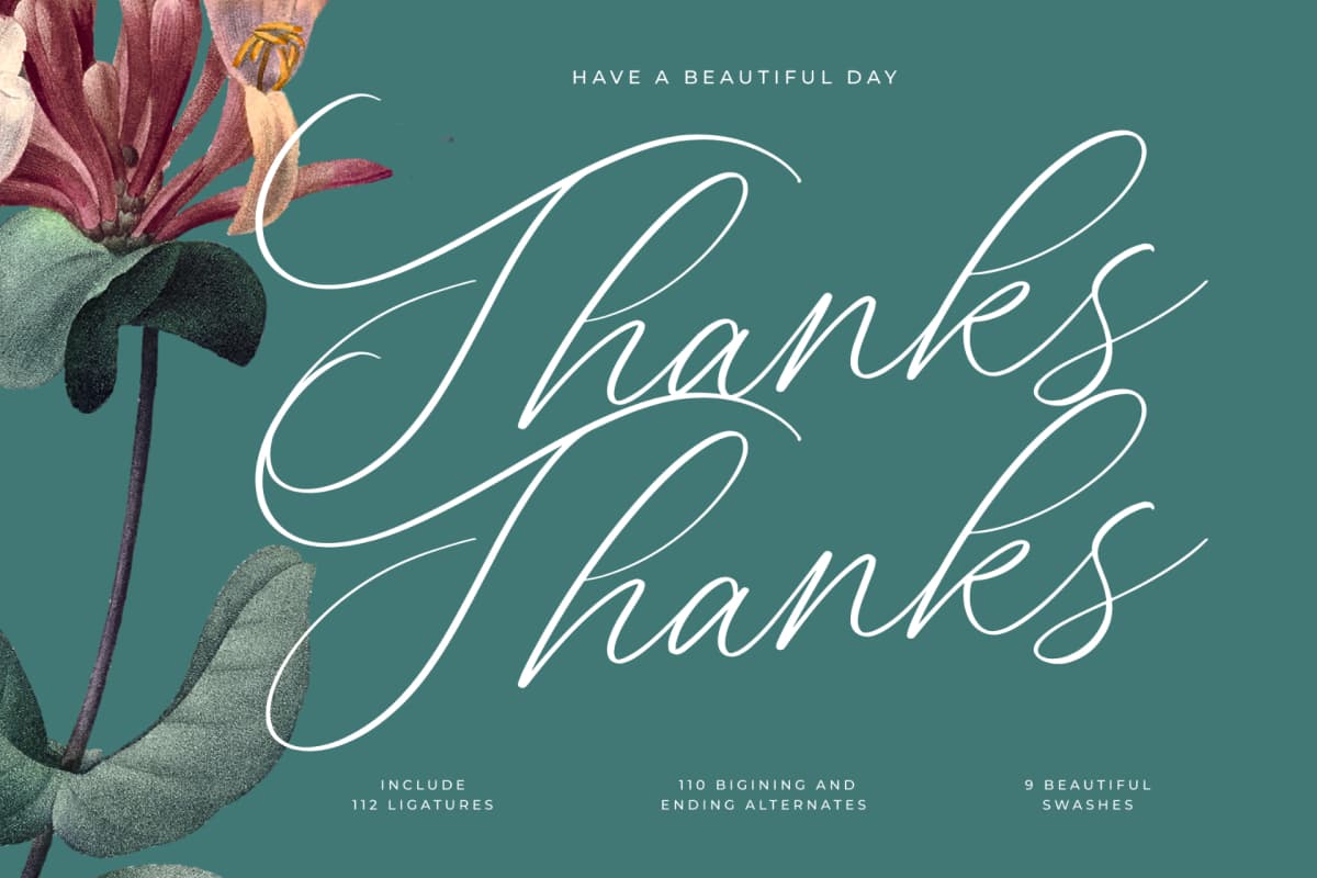 Charbeli Polished - Stylish Calligraphy Font font preview 20