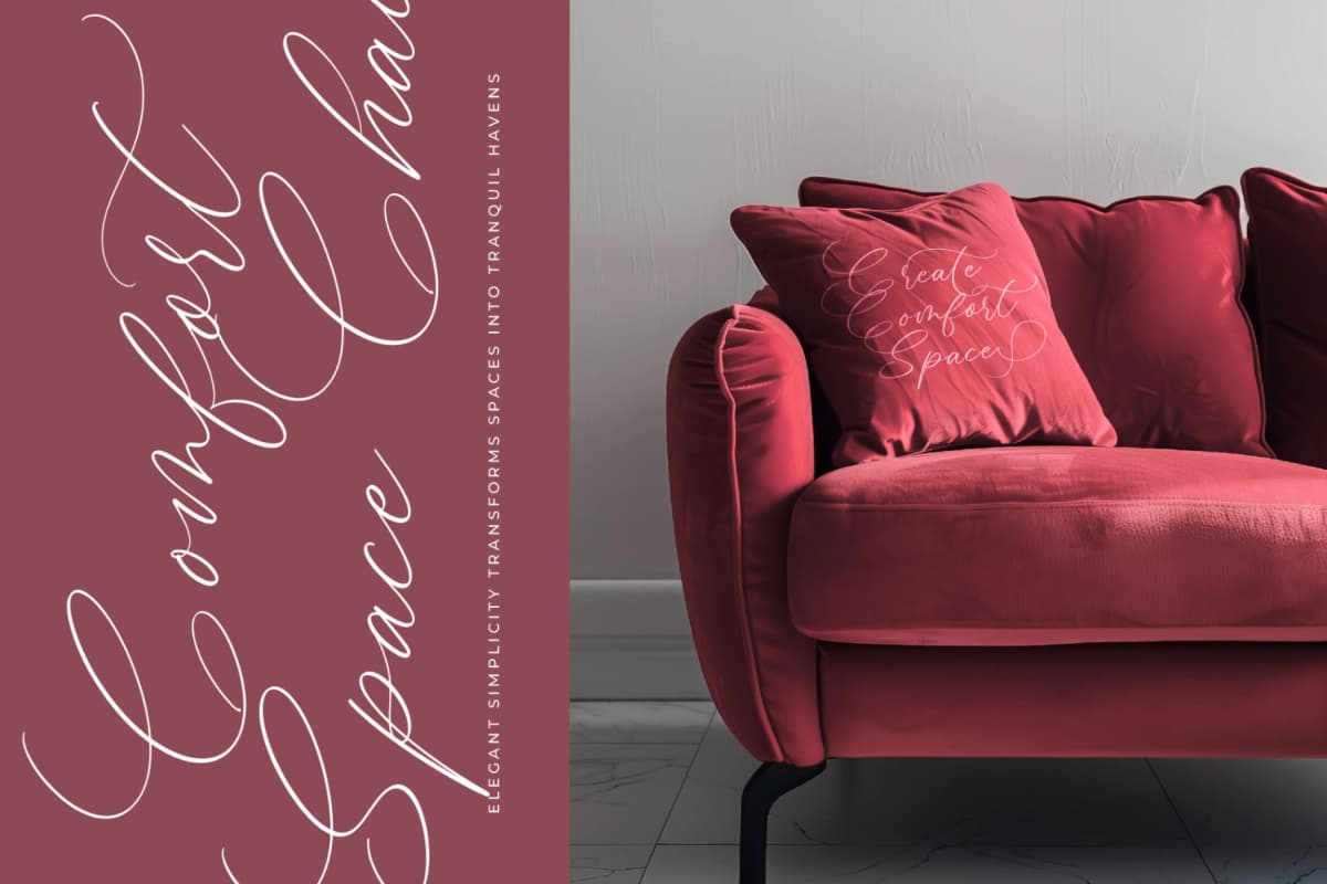 Charbeli Polished - Stylish Calligraphy Font font preview 8