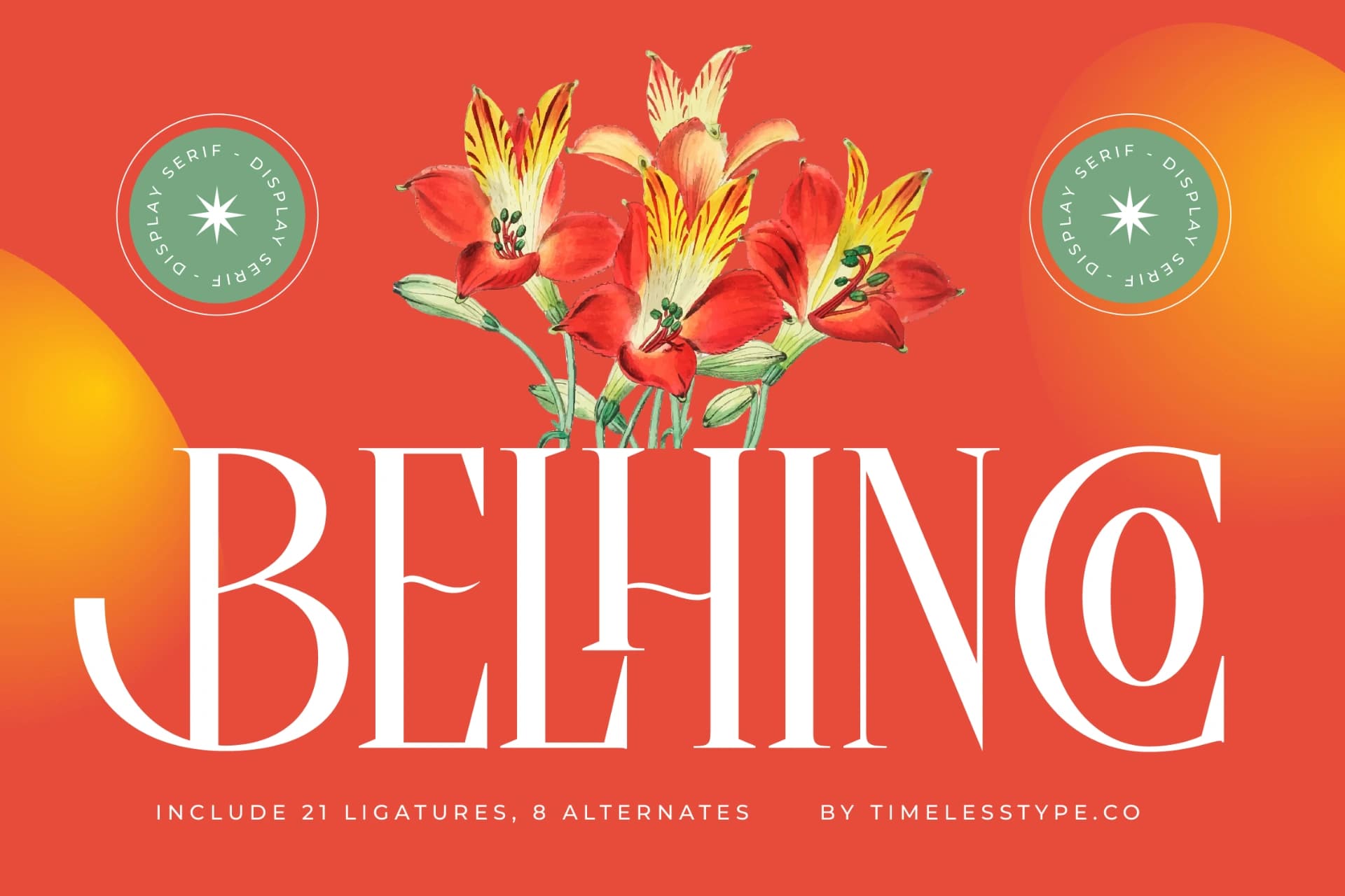 Preview 1 for Belhinco - Display Serif Font