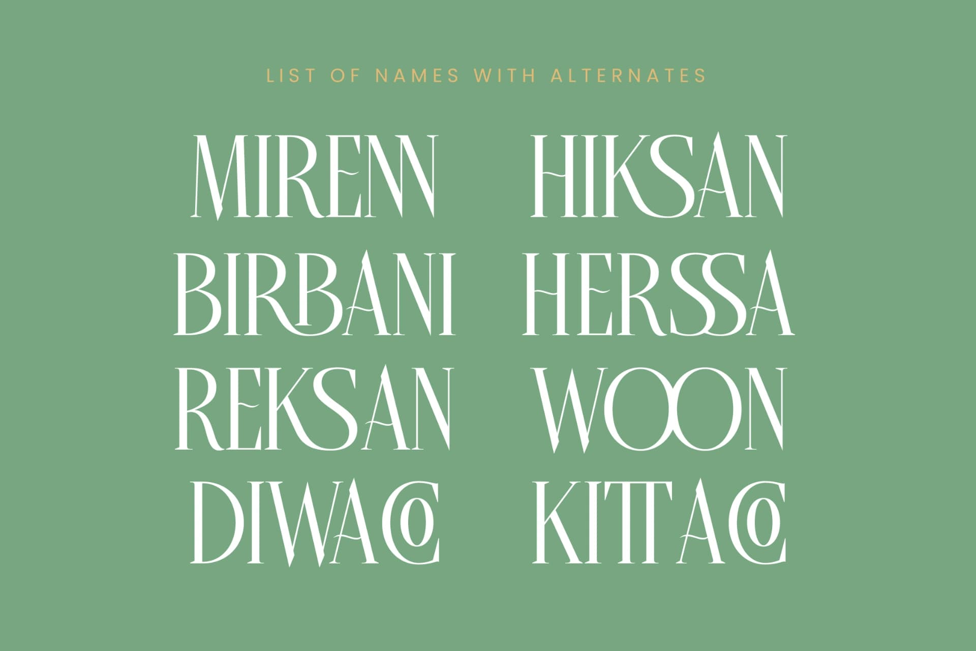 Preview 14 for Belhinco - Display Serif Font