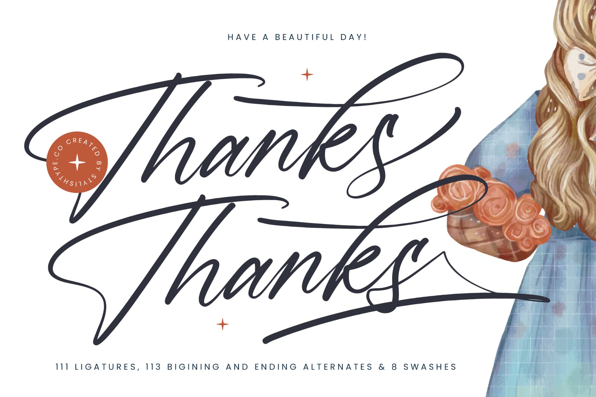 Preview 20 for Rustyani Beauty - Stylish Signature Font