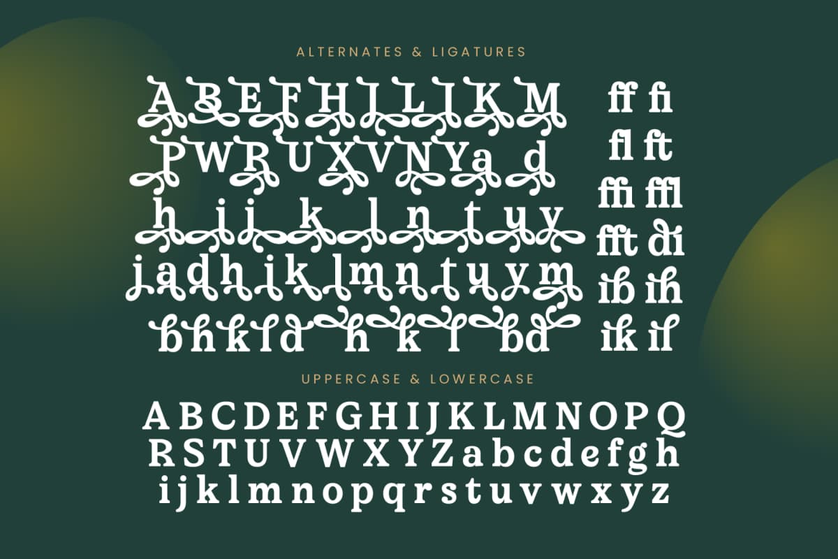 Upland Calling - Display Serif Font font preview 18