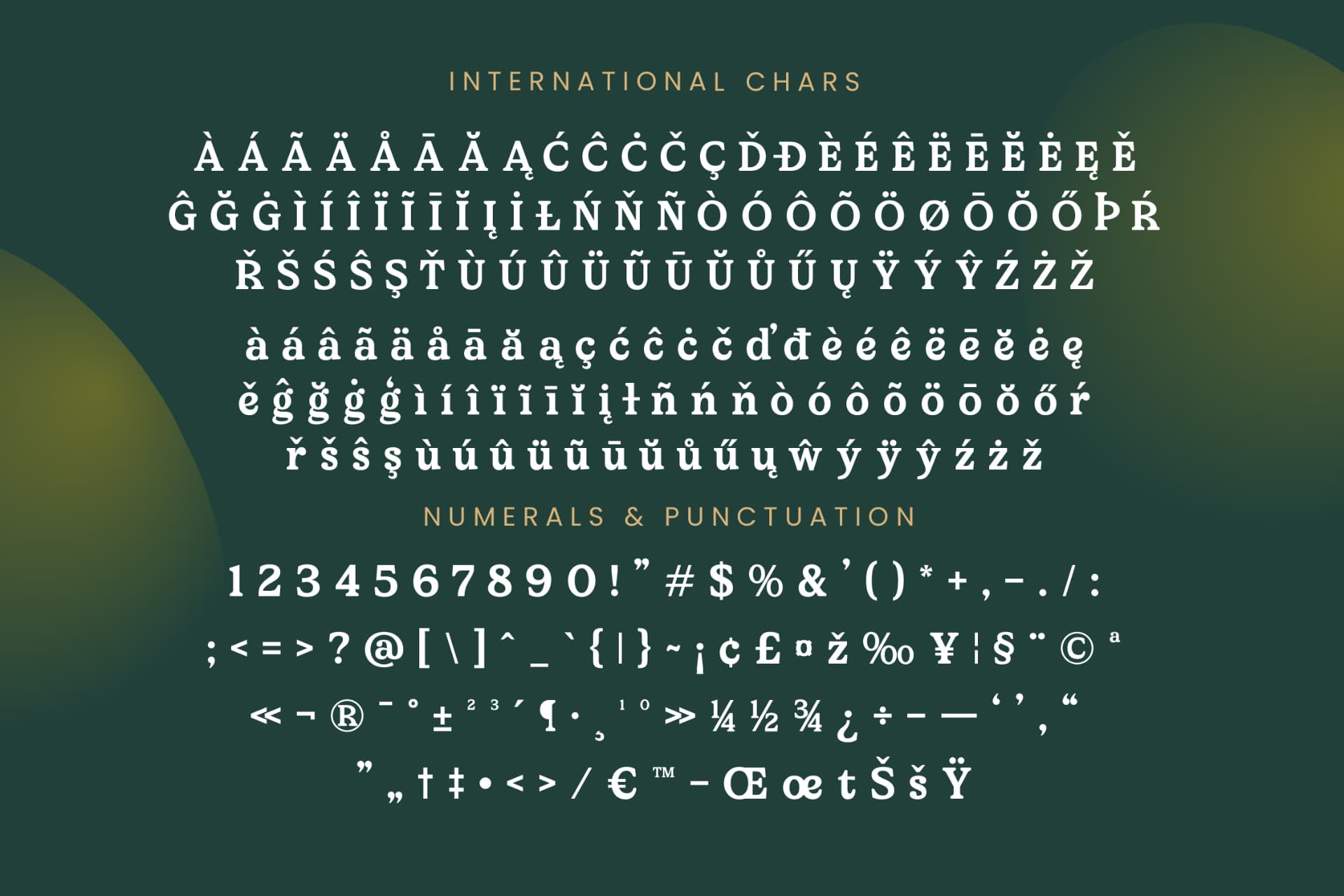 Preview 19 for Upland Calling - Display Serif Font