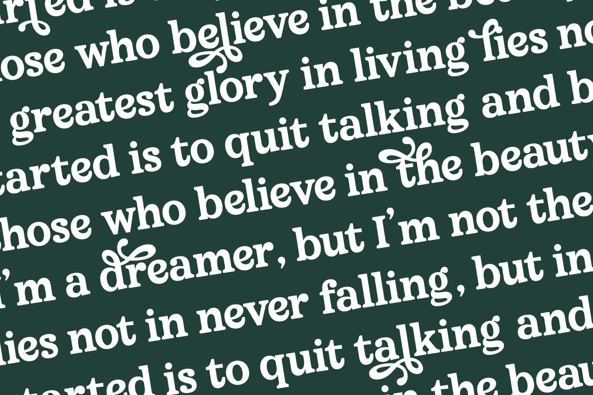 Preview 17 for Upland Calling - Display Serif Font