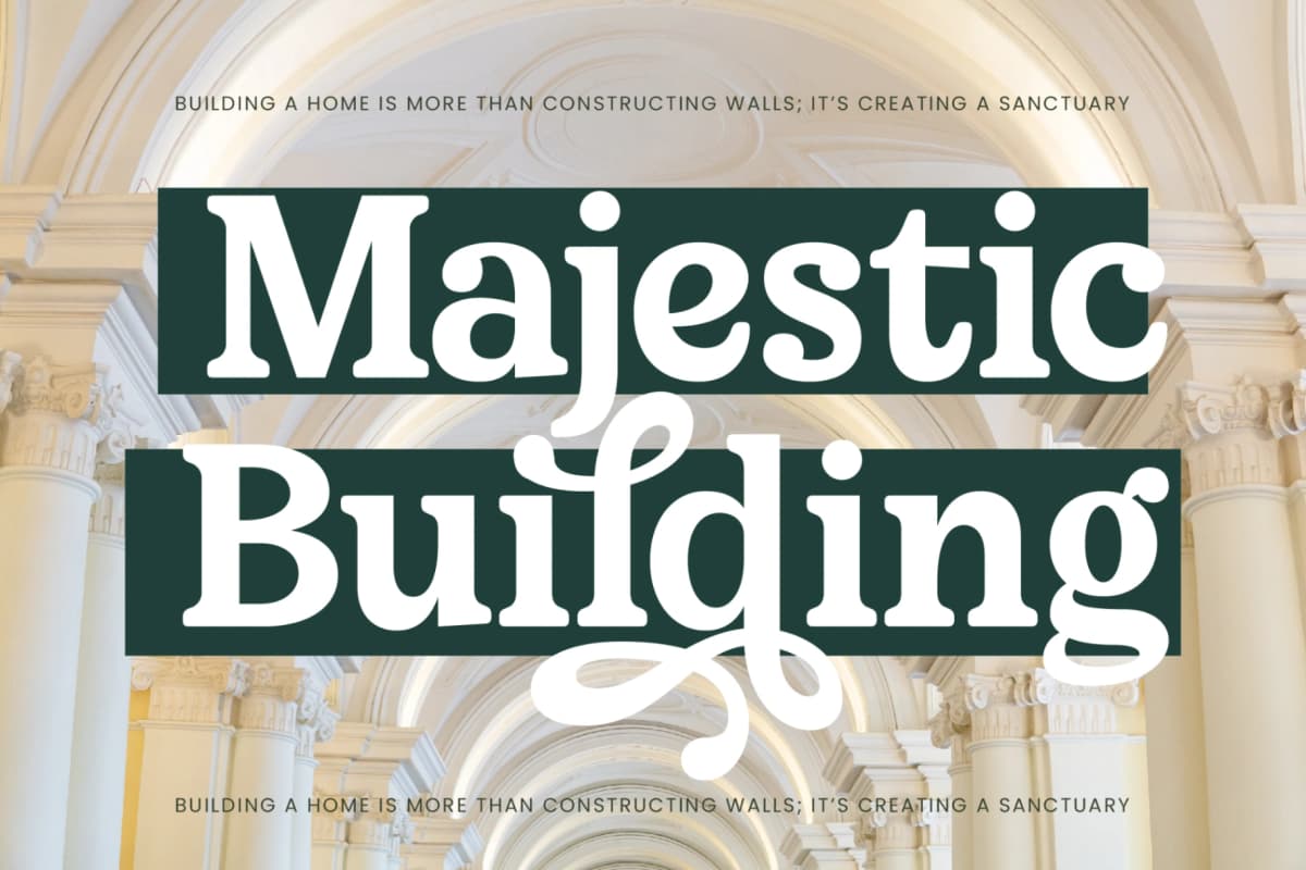 Upland Calling - Display Serif Font font preview 16