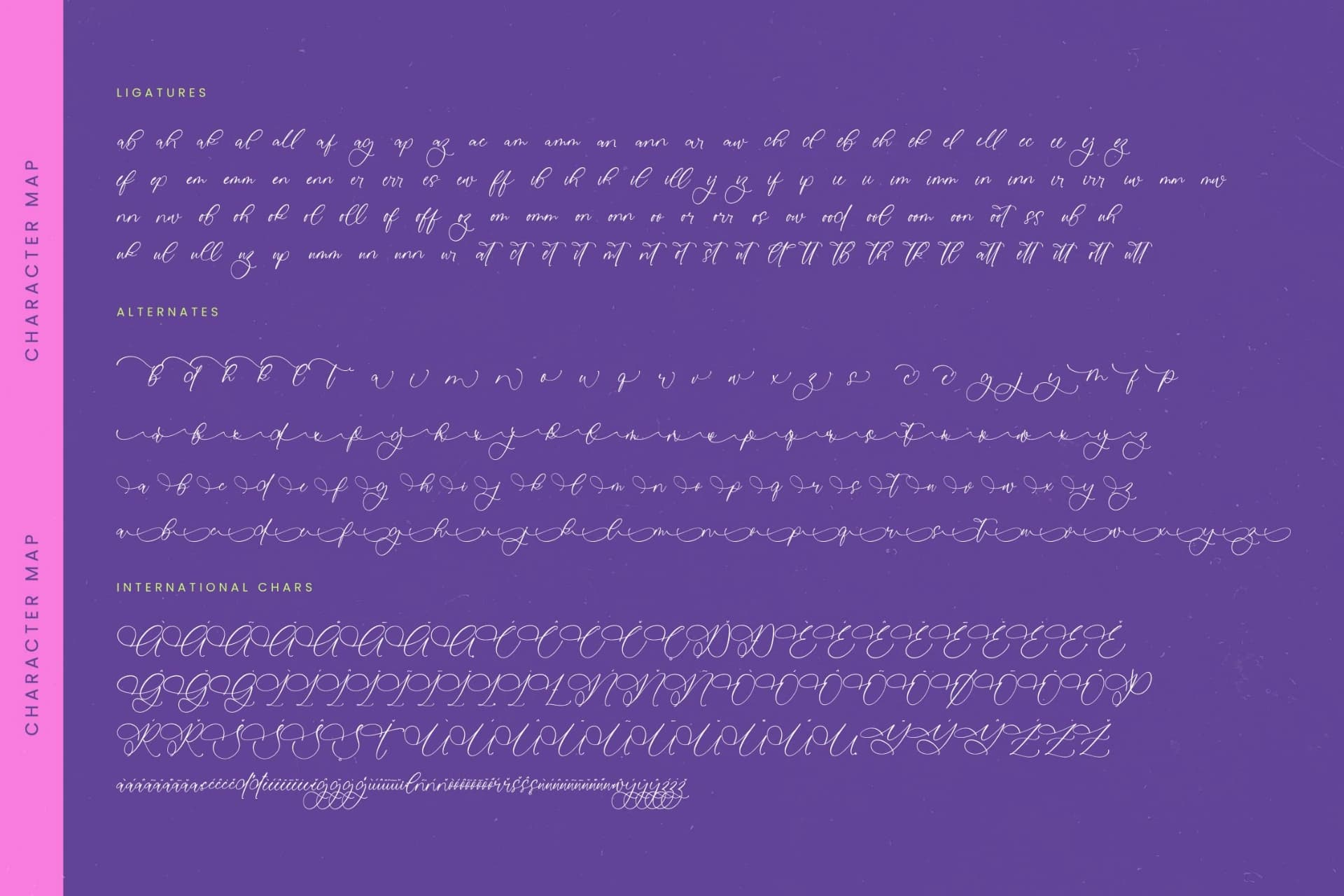 Preview 19 for Julieta Imelda - Stylish Calligraphy Font