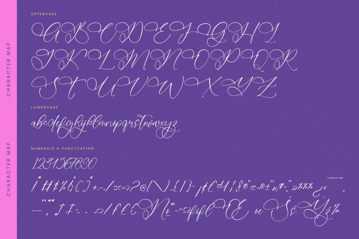 Julieta Imelda - Stylish Calligraphy Font font preview 18