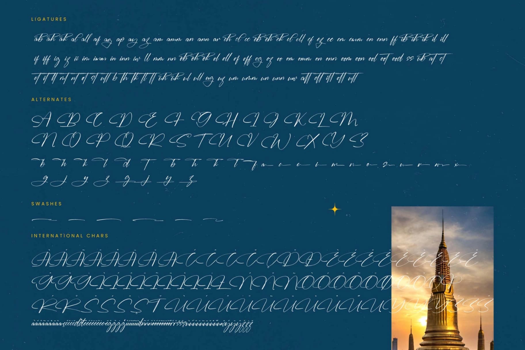 Preview 19 for Bangkok Signature - Stylish Signature Font