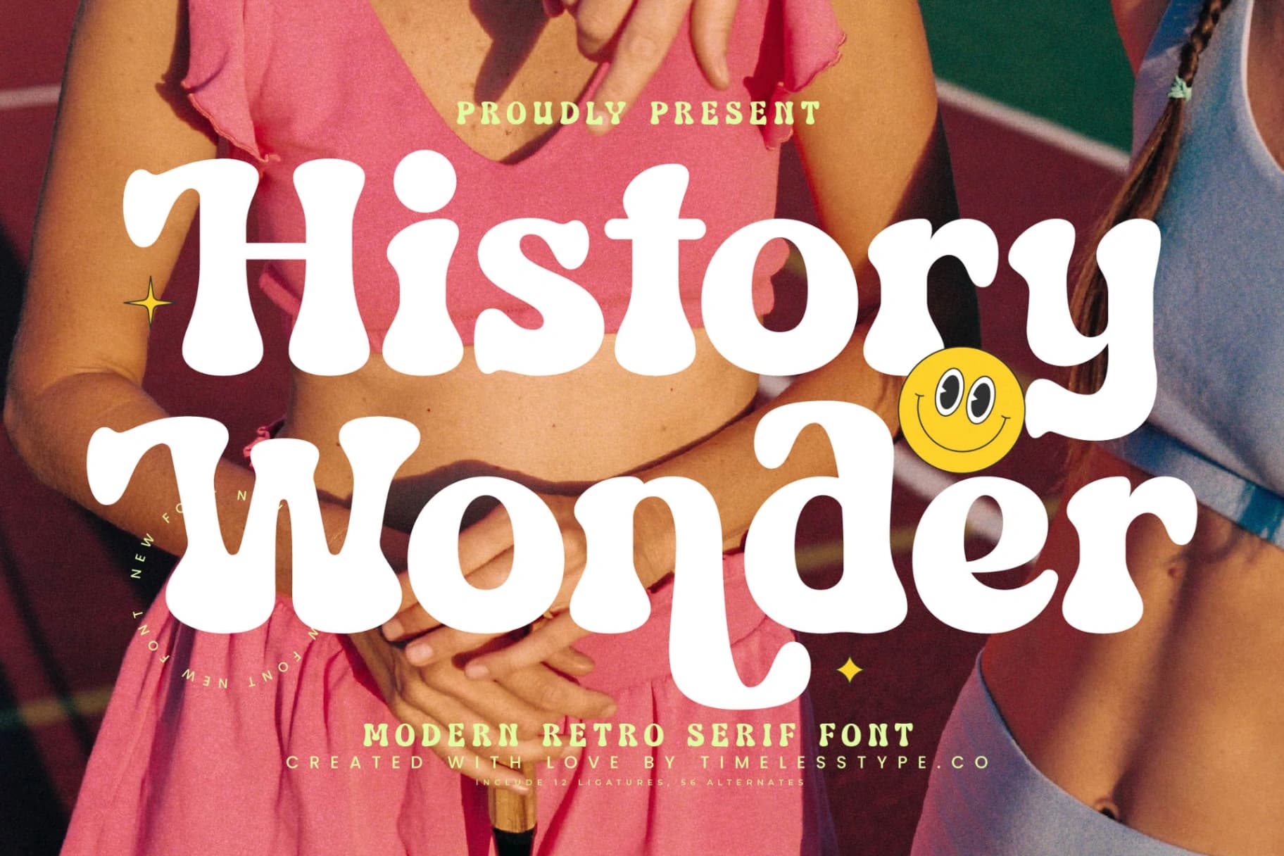 Preview 1 for History Wonder - Modern Retro Serif Font