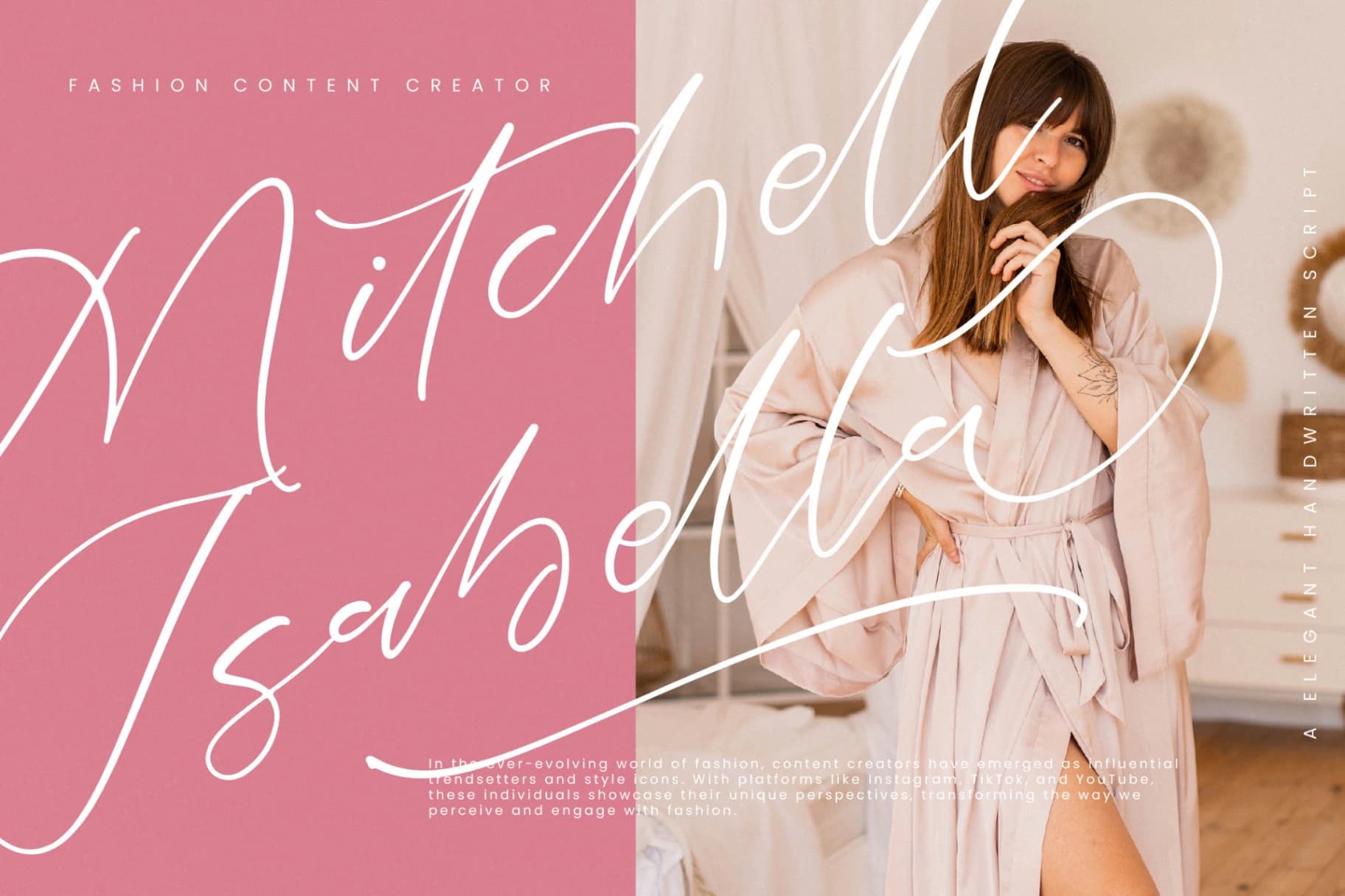Preview 6 for Buterlife Majestic - Elegant Handwritten Script