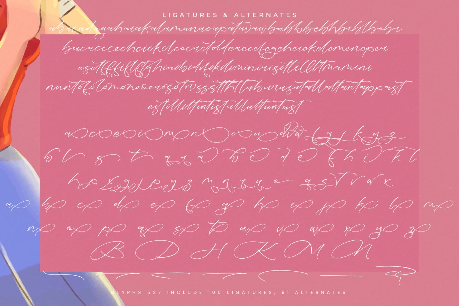 Preview 19 for Buterlife Majestic - Elegant Handwritten Script