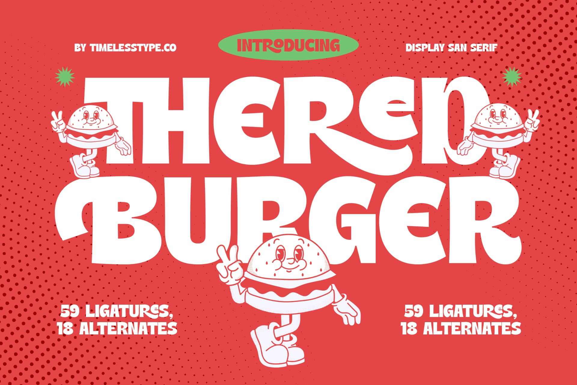 Preview 1 for Thered Burger - Display Sans Serif