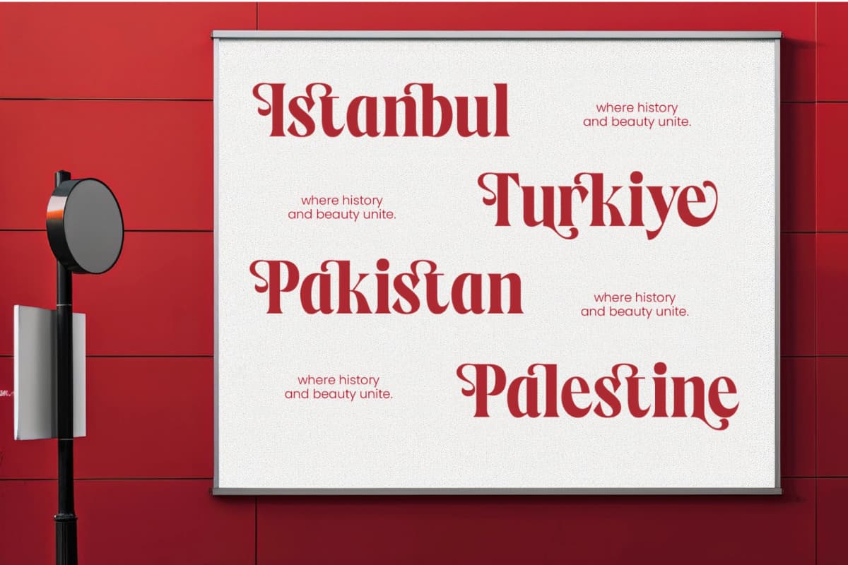 Rosland - Display Serif Font font preview 4