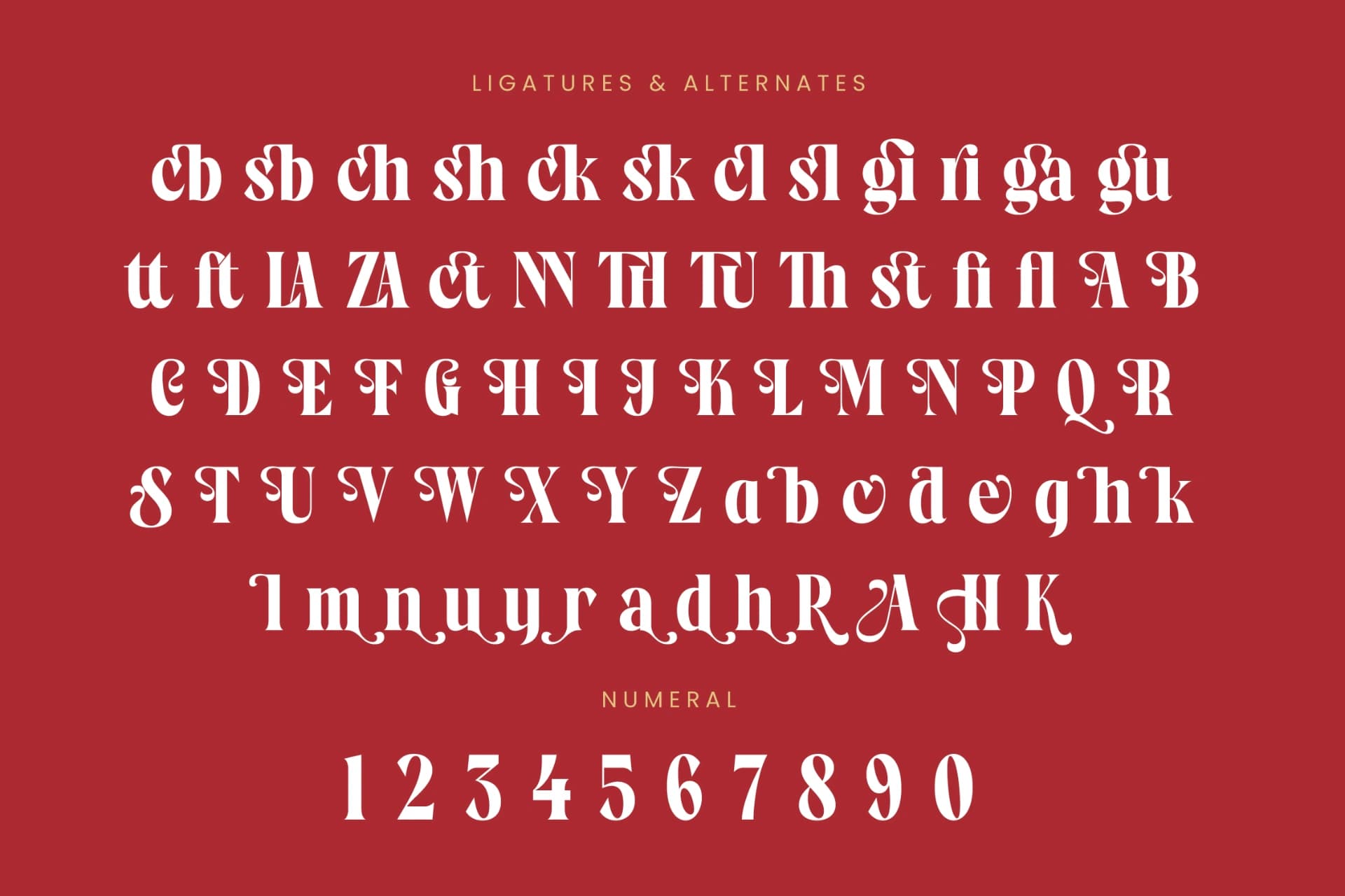 Preview 18 for Rosland - Display Serif Font