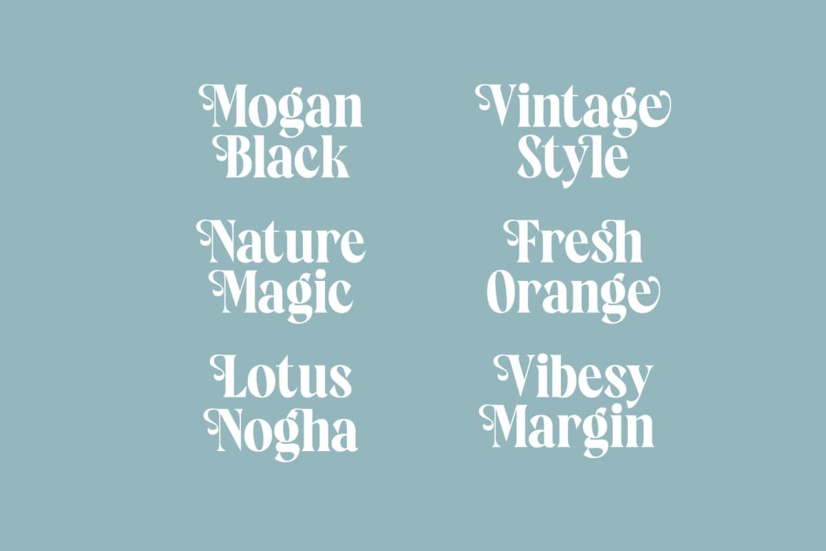 Rosland - Display Serif Font font preview 16