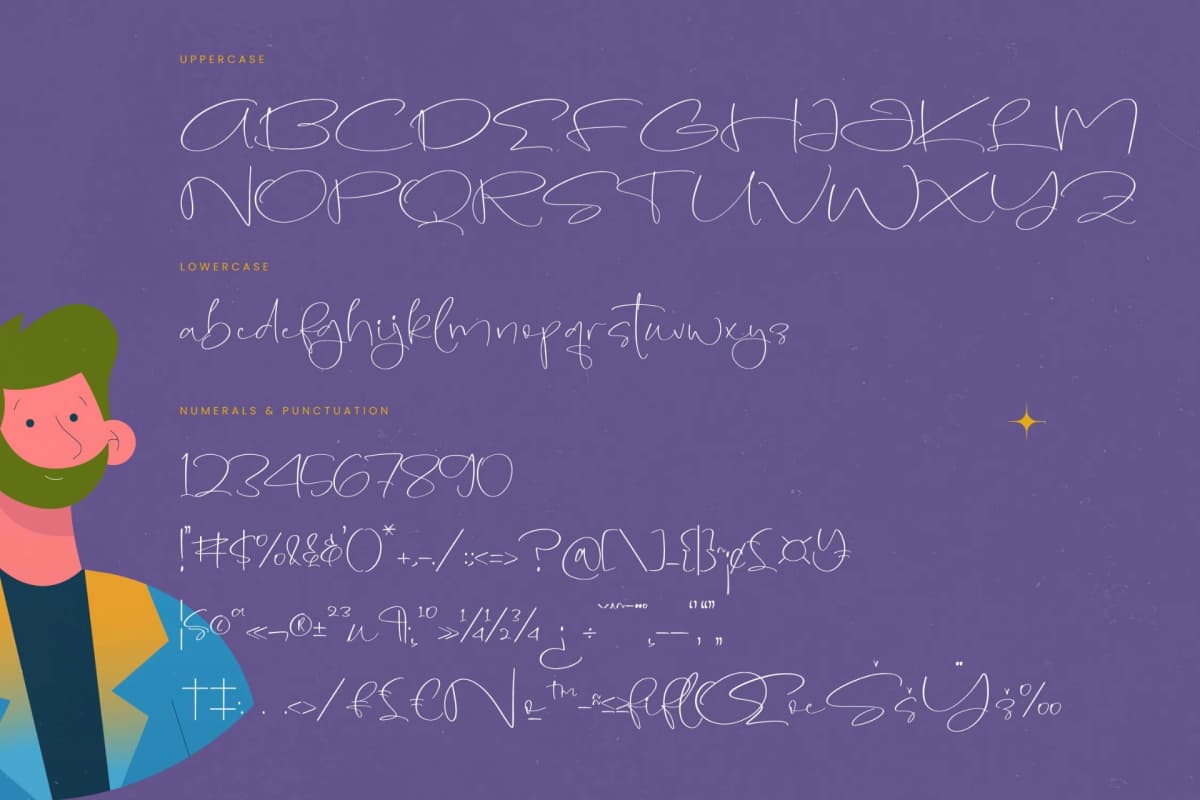 Preview 18 for Gates Smith - Stylish Handwritten Font