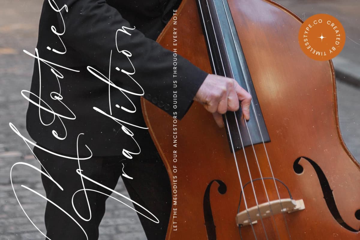 Ambition Master - Stylish Signature Font font preview 14