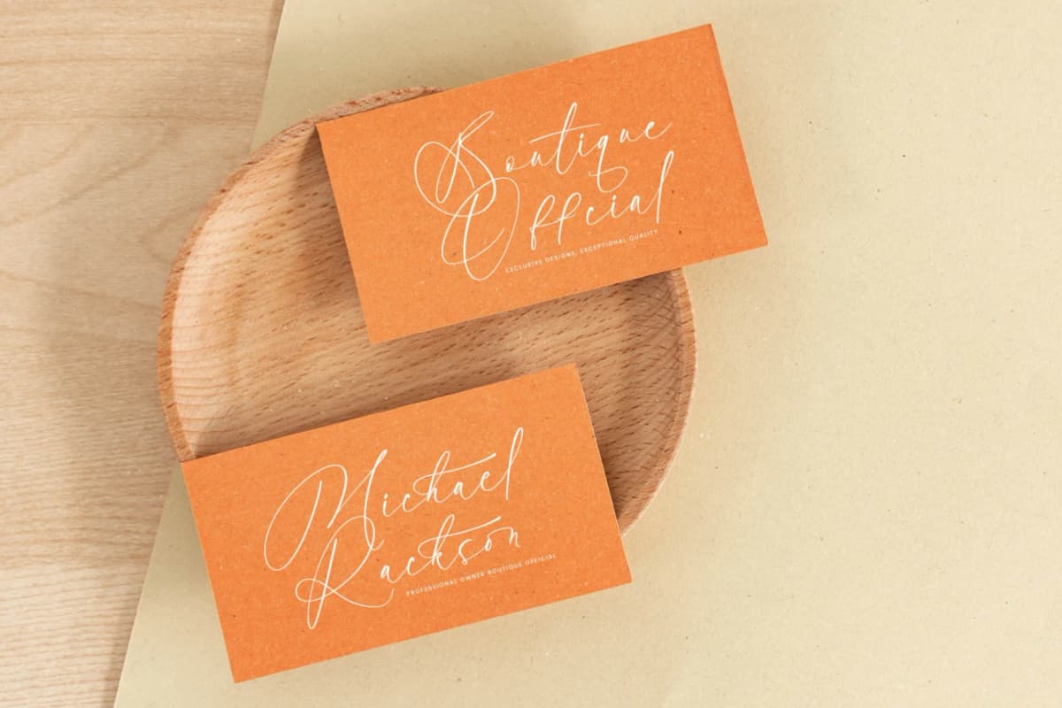 Ambition Master - Stylish Signature Font font preview 11